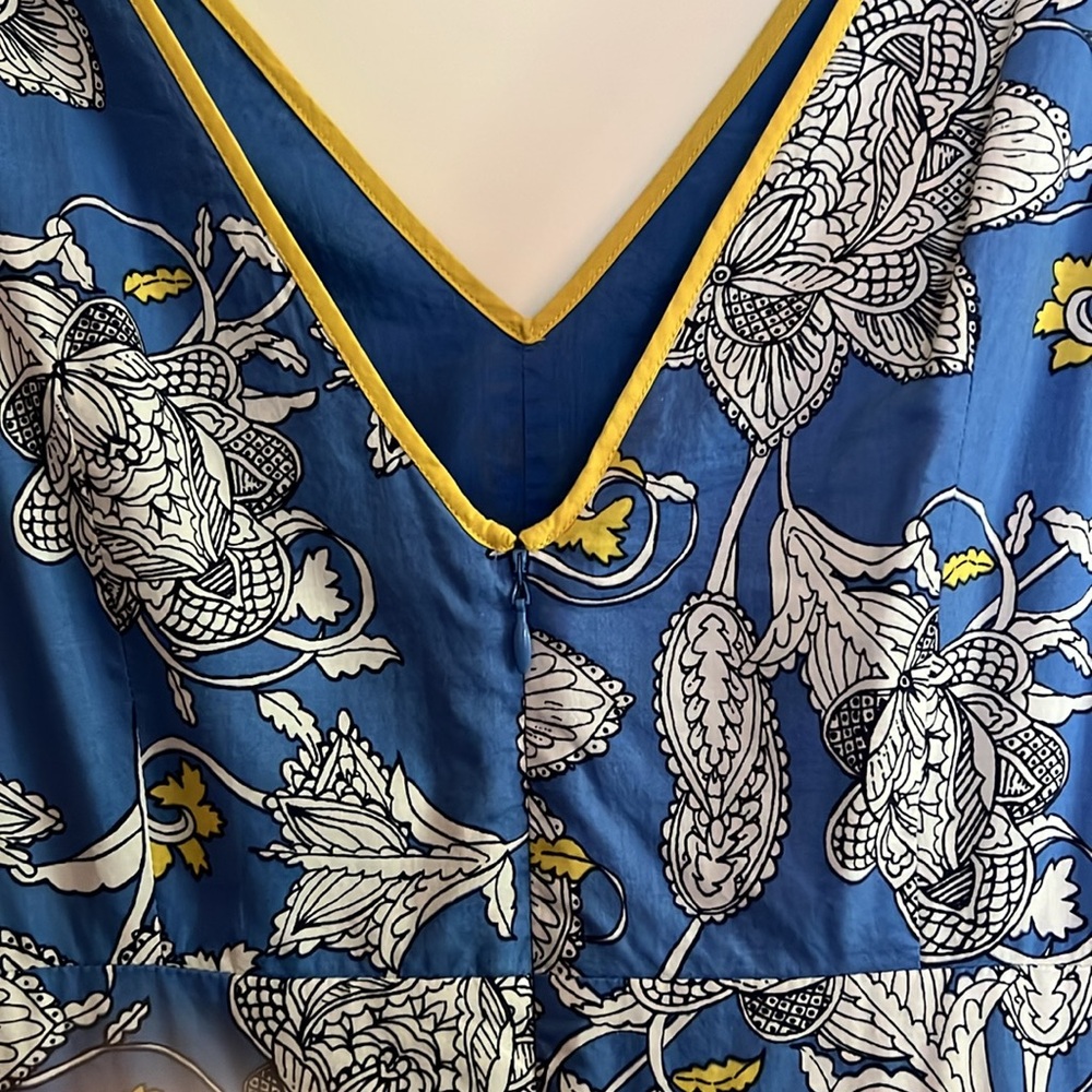Blue print cotton sundress - Picture 4 of 7